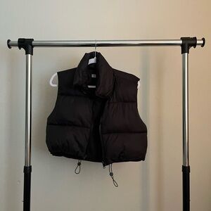 Black Puffer Vest